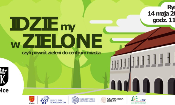 Plakat IDZIEmy W ZIELONE